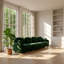 Canapé modulaire en chenille de qualité supérieure l 140 po x P 34,2 po x H 36,6 po Evergreen