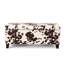 Rangement avec velours brun et design contemporain, l 39,00 po, P 19,00 po, H 16,25 po, espace de rangement spacieux, large, profond, haut, fermeture en douceur