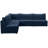Ensoll Velvet L-Shaped Sectional Reversible-1496889976