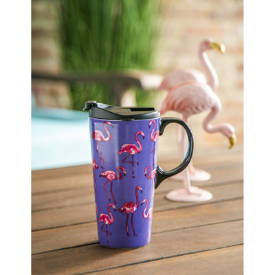 Cypress Home Double Wall Insulated Melamine Travel Mug