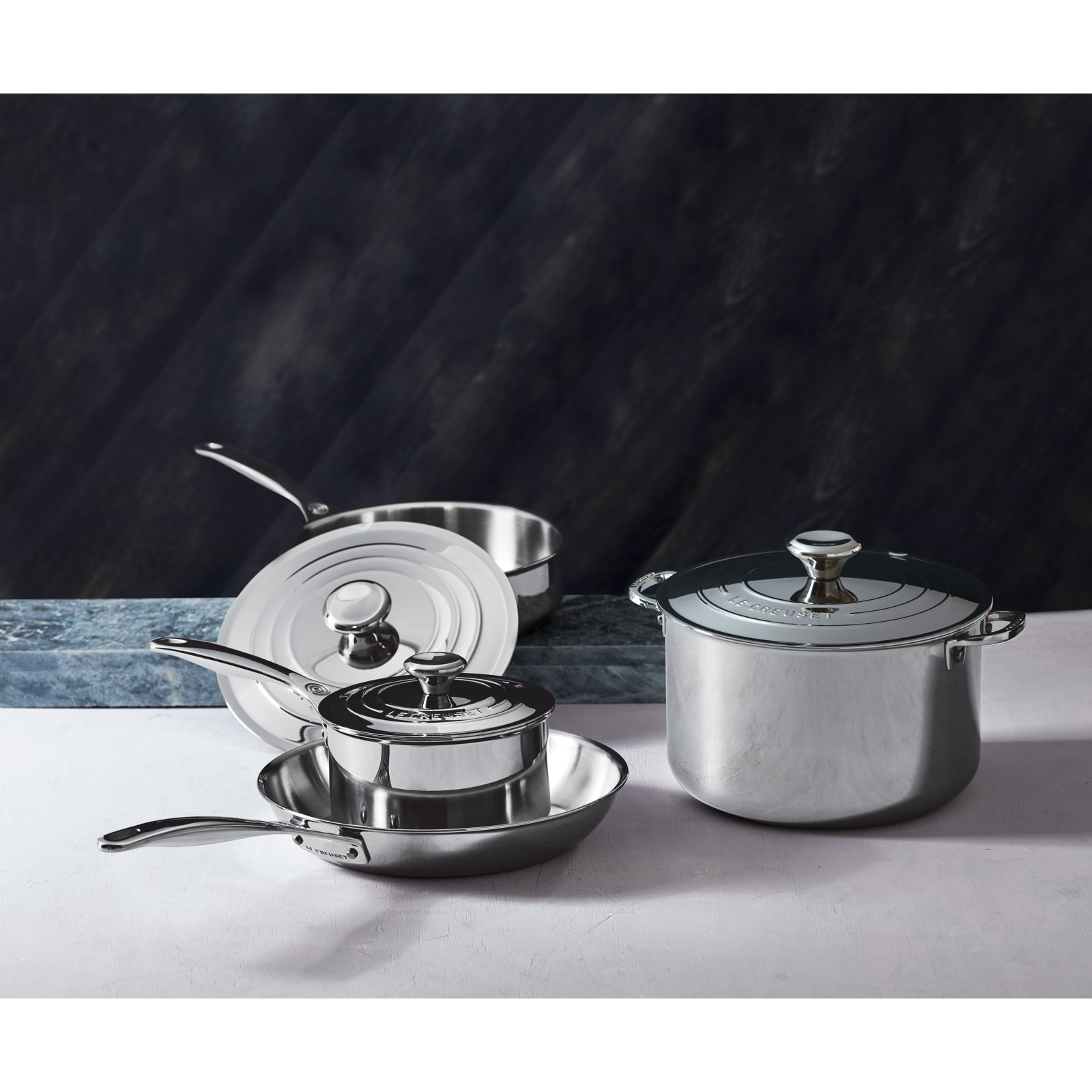 Le Creuset Stainless Steel 7-Piece Set
