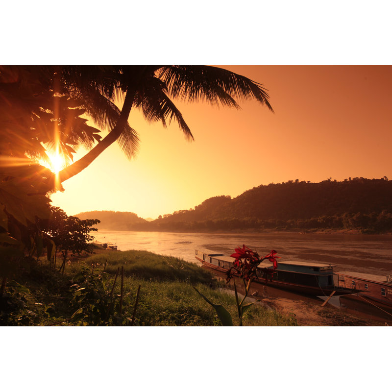 Lemannville Mekong River In Laos - Wrapped Canvas Print, 20cm H x 30cm W x 3.8cm D