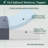 Full Size Memory Foam Mattress Topper – Cooling Gel Bed Topper 4 Inch, Pressure Relief Foam Pad-677266035-719944738
