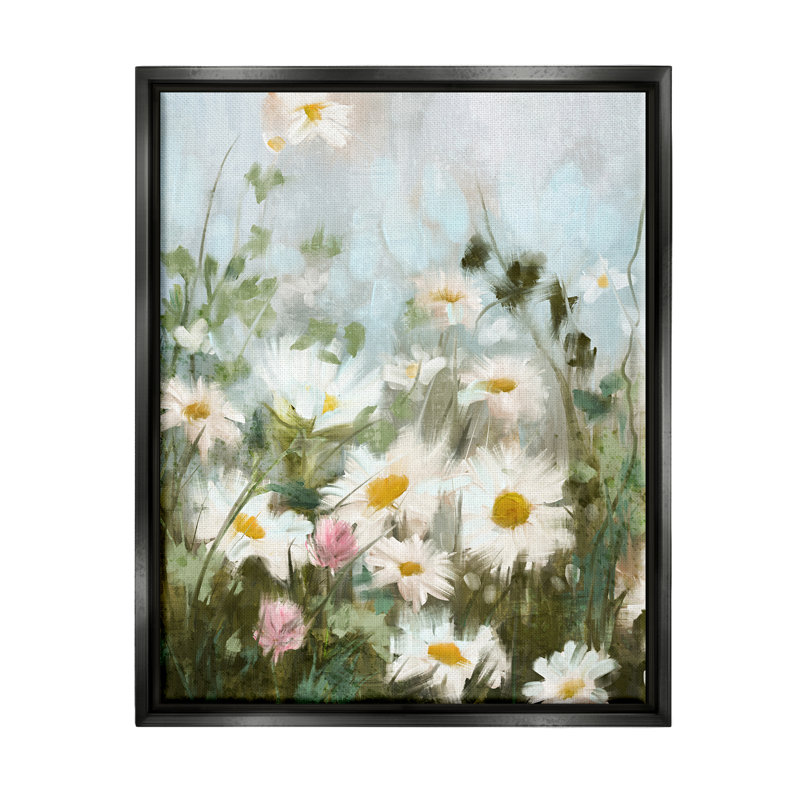 Wildon Home® Wild Daisies Blooming Meadow, art mural sur toile flottante par Nina Blue, H 21 po x l 17 po x P 1,7 po