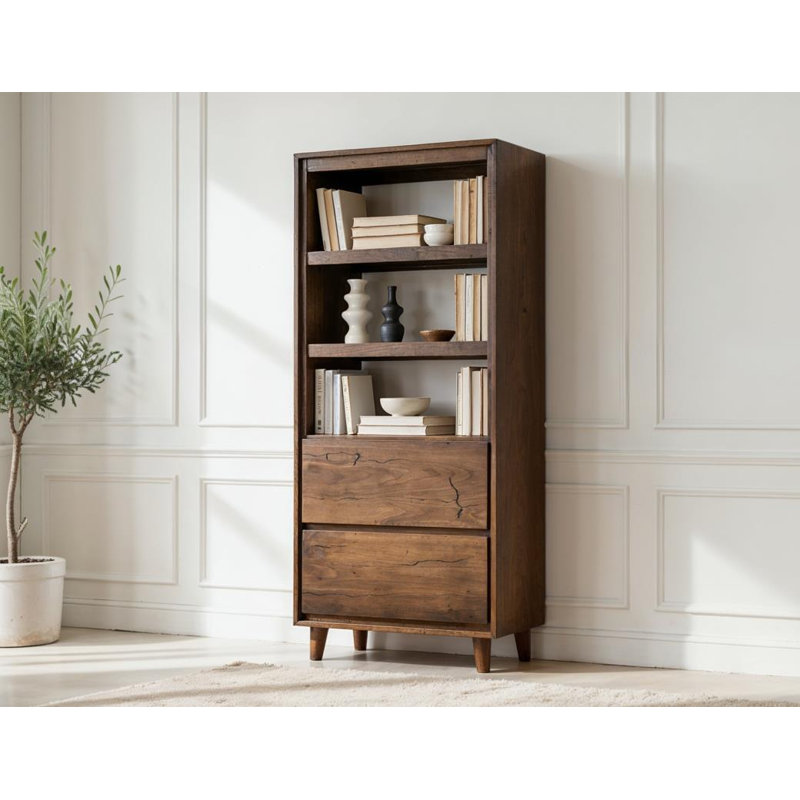 Savia 2 Drawer, Bookcase