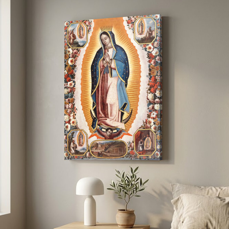 Peinture sur toile classique classique, Vierge Marie, 24 x 36