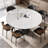 Extendable Dining Table With Sintered Stone Tabletop-124423938