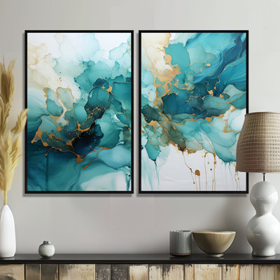 Claranell - Art mural moderne 2 pièces
