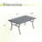 Rectangular Outdoor Patio Dining Table-848571690