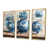 Toile avec cadre flottant or