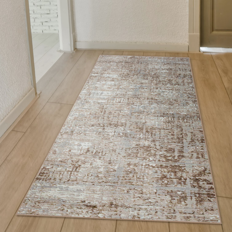 Livigno 1241 Transitional Striated Beige Area Rug