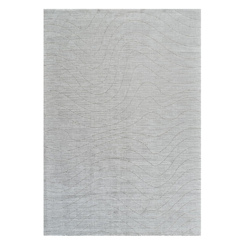 Tapis de couloir gris antidérapant 8 pi