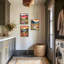 Art mural en bois Boho