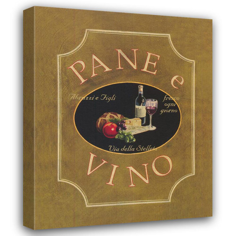 Pane E Vino Mini, H 24 po x l 19 po