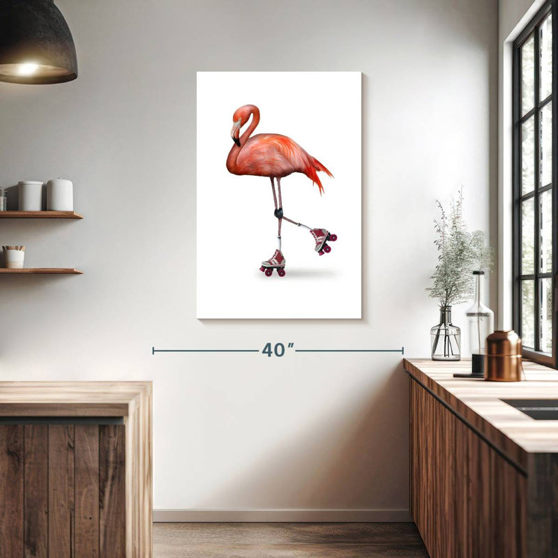 Patin à roulettes Flamingo, H 39 po x l 26 po