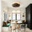 20" Boho Coastal Woven Rattan Flush Mount Ceiling Fan with Light and Remote-604223065