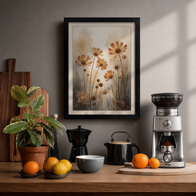 Muted Study Botanical - Framed Print