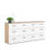 Commode double 8 tiroirs Chandria