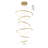 Modern 6-Light LED Halo Chandelier -903777333