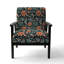 Fauteuil Tribal Green Damask Accents
