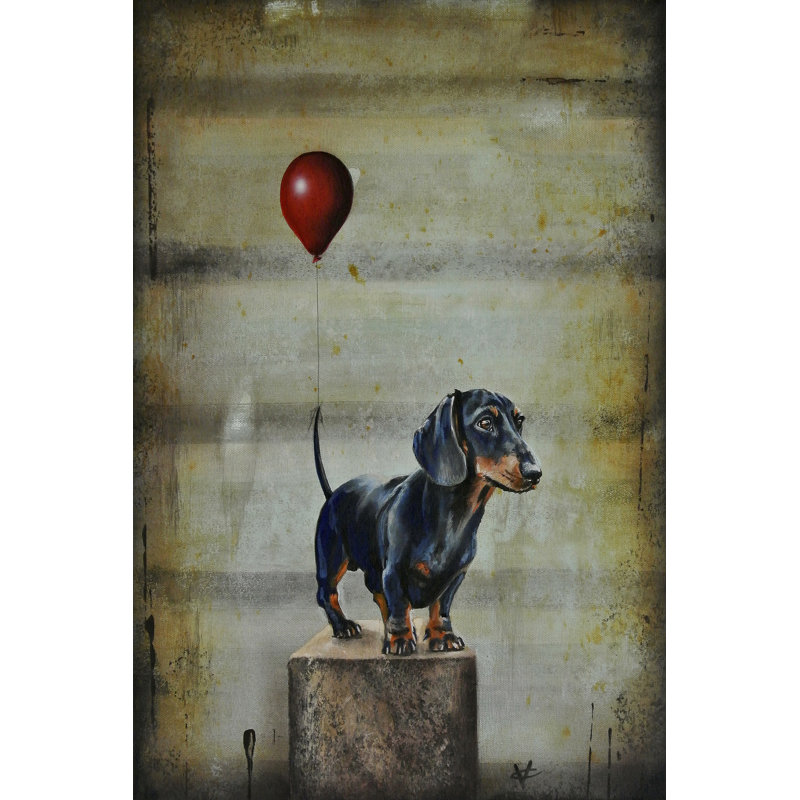 Stanley's Balloon by Victoria Coleman - Wrapped Canvas Art Prints, 30cm H x 20cm W x 3.8cm D