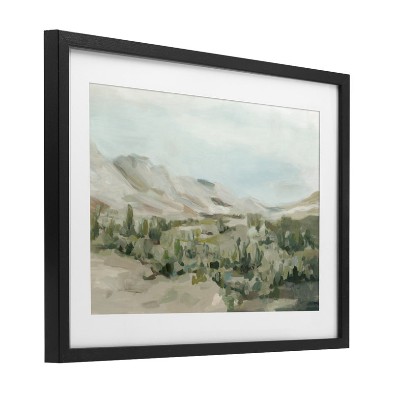 «Desert Majesty Landscape», reproduction encadrée sous verre, conception par Hannah Dawson, H 14 po x l 20 po