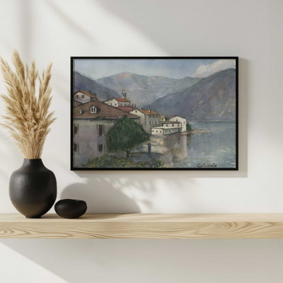 Lake Living on Lake Como by Stephen Calcasola Art Print