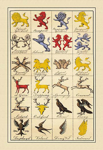 « héraldiques charges-passy-gardan, rampart, et al. », impression