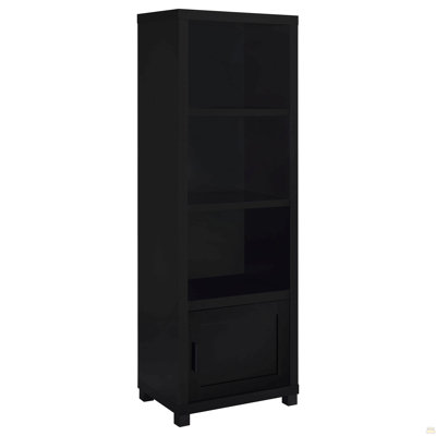 3-Shelf Engineered Wood Media Tower