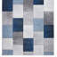 Bahnu area rug Machine Woven Rectangle Grey/Blue