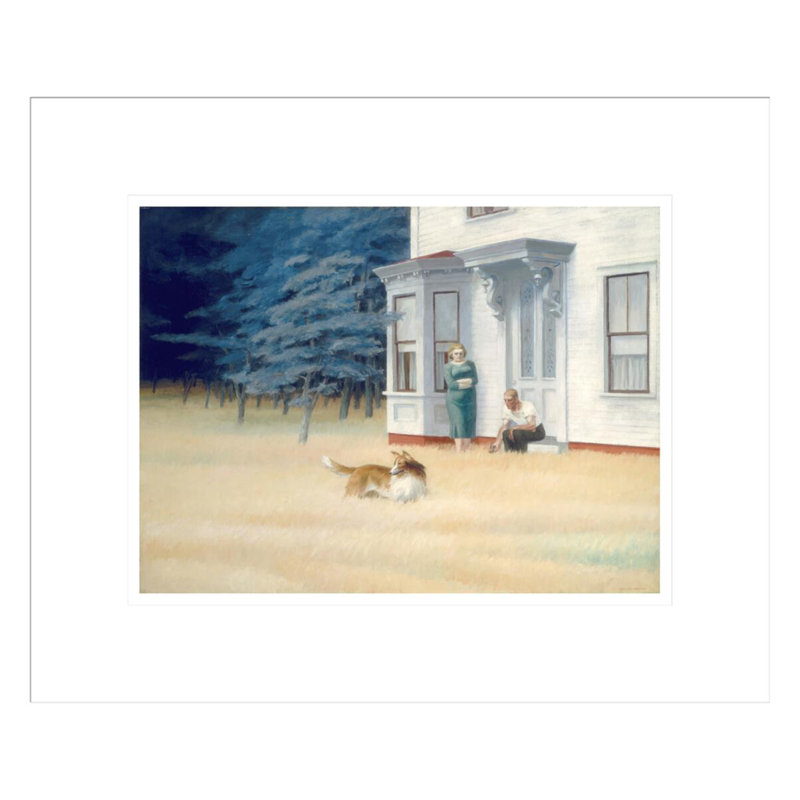 Cape Cod Evening par Edward Hopper - impression giclée sur cadre, H 13,75 po x l 16,53 po