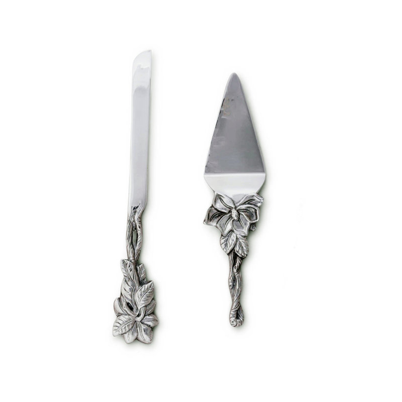 Magnolia Stainless Steel Cake Serving Set