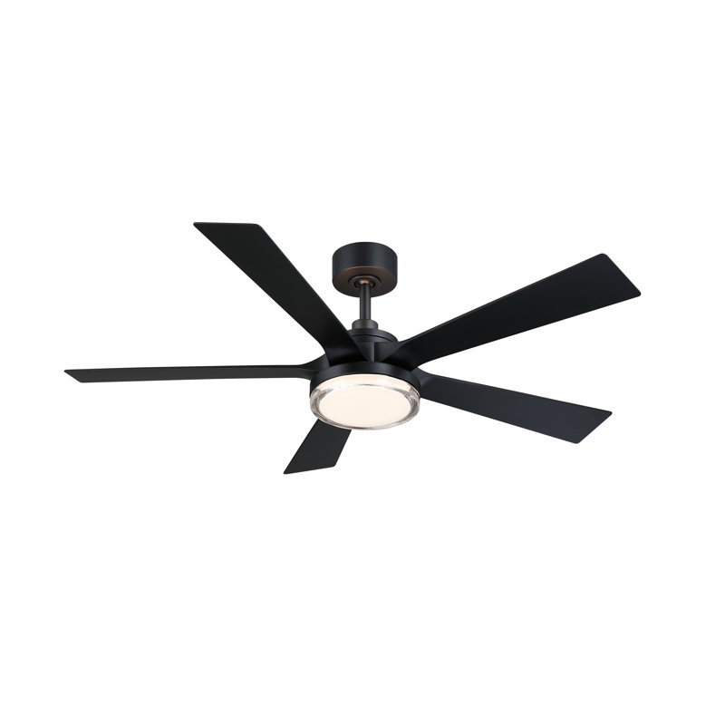 Ventilateur de plafond intérieur / extérieur TorchAire, Noir mat, Noir mat