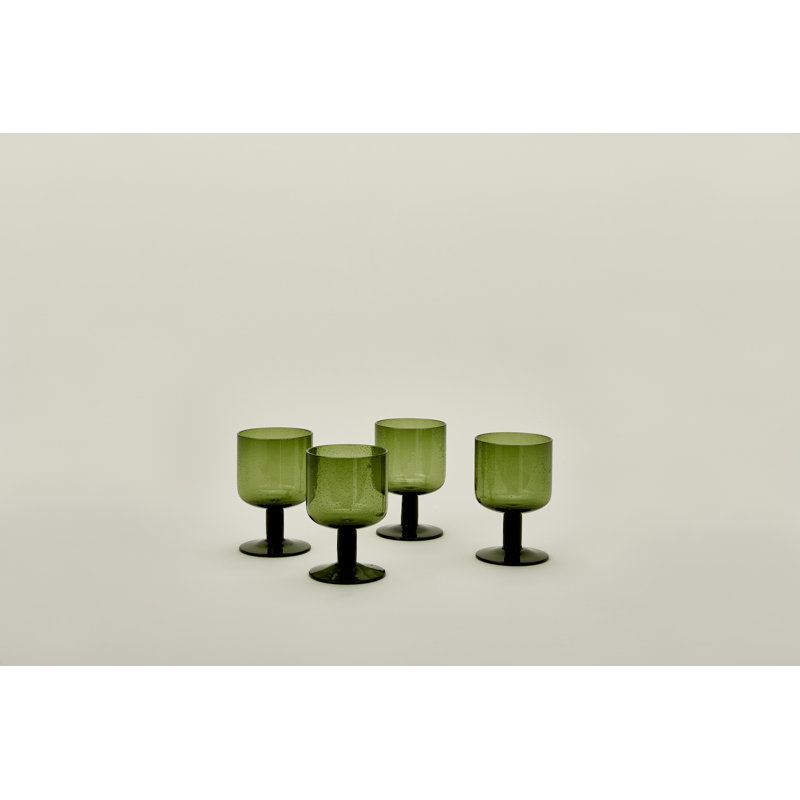 Simple Wine Glass, Olive