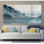 Winter Fjords I - 3 pièces, impression sur toile-586575216