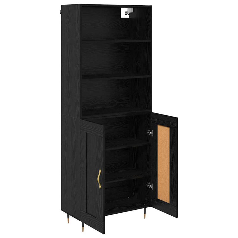 69.5cm Sideboard, Black Oak