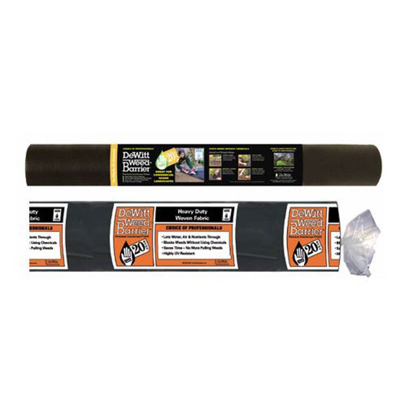 Paysage paysage maison et barrière professionnelle contre les mauvaises herbes, H 0,25 po x l 1200 po x P 36 po