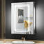 Armoire de salle de bain avec éclairage à DEL Cumbo, à intensité variable et à mémoire de forme-836825276