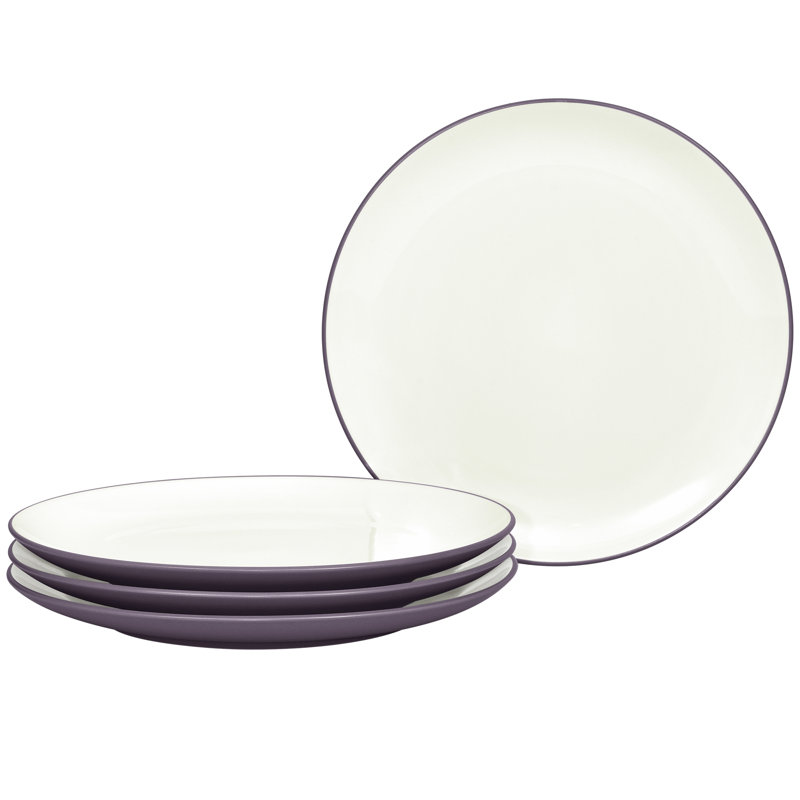 Noritake Colorwave Coupe Salad Plates, 8-1/4", Grey