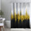 Carnay Abstract – Polyester Shower Curtain, Dye Sublimation Print, 71" W × 74" L
