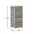 Melisaa 4 Drawer Storage Dresser with Cast Iron Frame, Wood Top and Engineered Wood Drawers-92596370