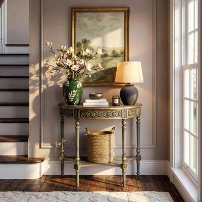 Console Artjom, vert pastel, 30 po