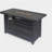Rectangular Iron Fire Pit - 30,000BTU - Built-in Lid