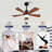 Black Ceiling Fans With Lights And Remote, 42 Inch Outdoor Ceiling Fan For Patios With Light 5 Blades Modern Ceiling Fan Noiseless Reversible DC Motor, Wood Fan For Farmhouse-968756321-968756322