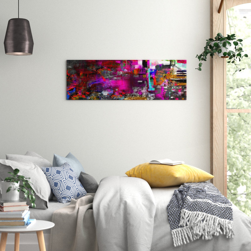 Purple Orangery - Print on Canvas, 135 cm x 45 cm