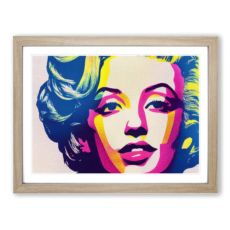 Pop Woman Vol.2 Abstract - Single Picture Frame Painting