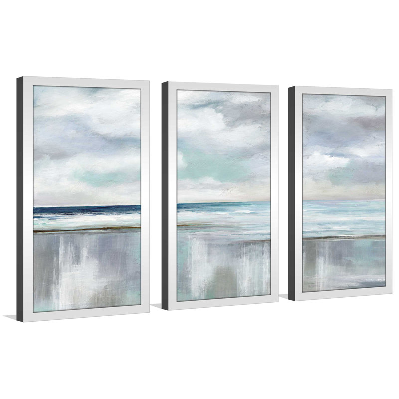 «Sunrise», reproduction de peinture à l'acrylique à multiples images, L 40,5 po x H 25,5 po x P 1 po