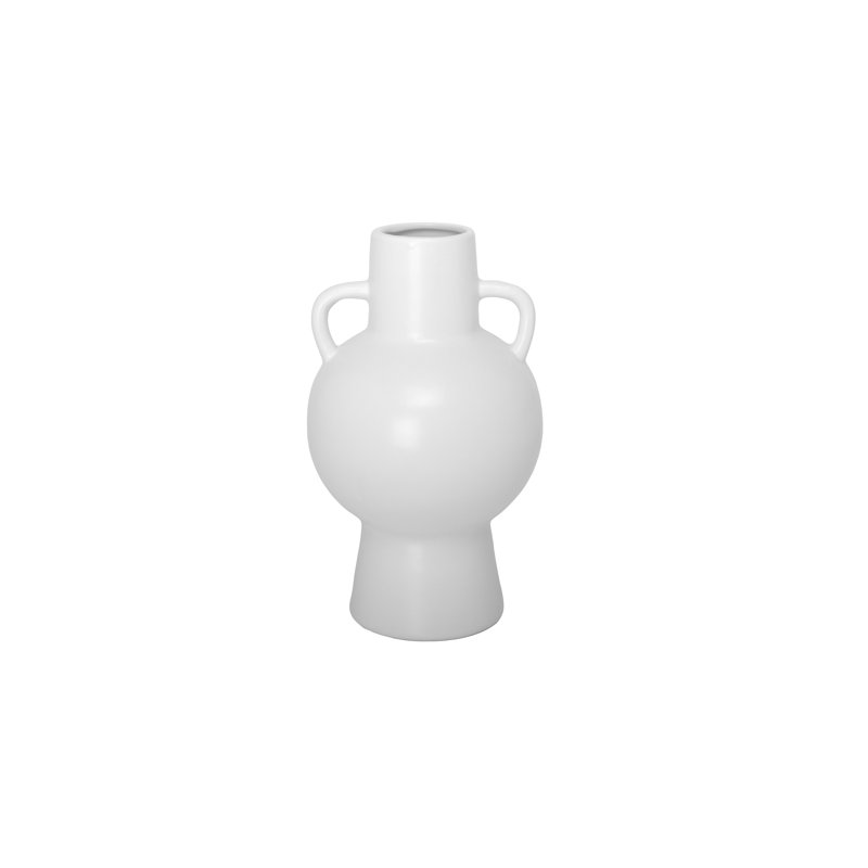 Ceramic Vase Matte Finish White