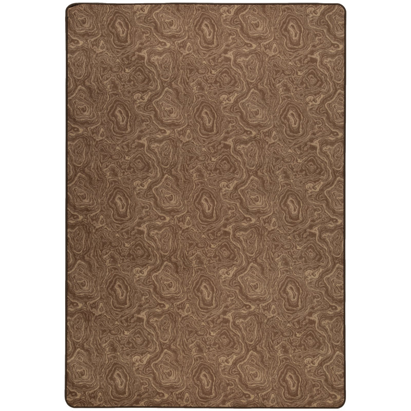 Tapis bronze Imagine, Rectangle 7 pi 8 po x 10 pi 9 po