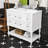 Eftime Modern Freestanding Single Bathroom Vanity with Undermount Ceramic Sink and Ample Storage-1282454561